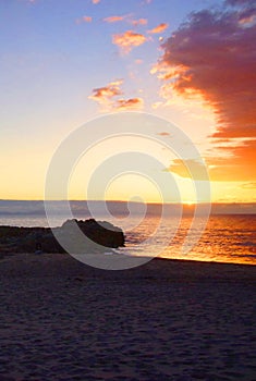 Santa Barbara Channel Sunset