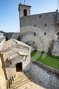 Santa Barbara Chapel in Guaita Tower