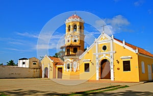 Santa Barbara Church, Mompos, Colombia photo