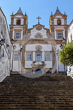 Santa Barbara church on Pelourinho at Salvador Bahia, Brazil