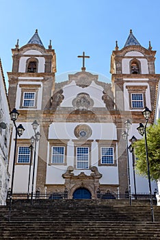 Santa Barbara church on Pelourinho at Salvador Bahia, Brazil