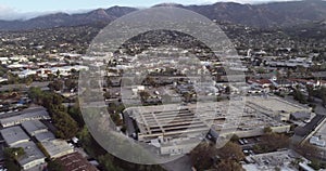 Santa Barbara Cityscape in California. USA. Morning, Sunset Time. Drone 35