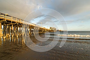 Santa Barbra, CA. Stearns wharf sunrise