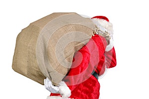 Santa with big sack