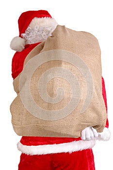 Santa with big sack