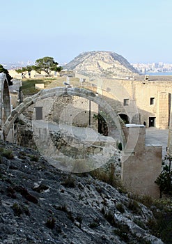 Santa BÃ¡rbara Castle - fortification in Alicante