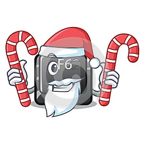 Santa with candy f6 button installed on character computer