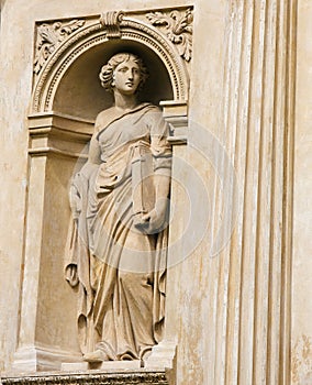 Santa Casa, Loreta, Prague - Statue of a Sybil