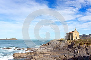 Santa Catalina hermitage in Mudaka. Basque Country