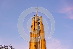 Santa Catarina church tower in the city of Santa Maria RS Brazil photo