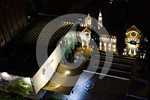 Santa Catarina hospital, Paulista avenue, night