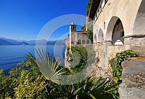 Santa Caterina del Sasso on Lago Maggiore