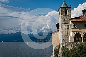 Santa Caterina Monastery on Lake Maggiore, Italy