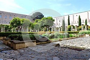 Santa Chiara cloister, Naples, Italy