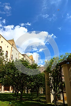 Santa Chiara cloister, Naples, Italy