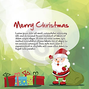 Santa and Christmas message