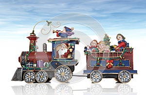 Santa Christmas Train