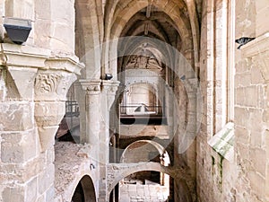 The Santa Clara a Velha Monastery, architecture, ruins, history, ancient, Coimbra, Portugal