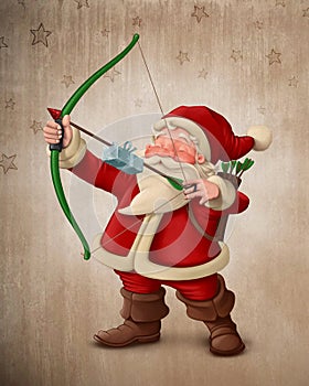 Santa Claus archer