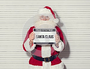 Santa Claus mug shot