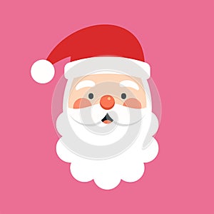 Santa Claus avatar vector illustration