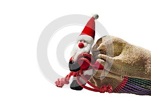 Santa Claus with big sack