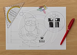 Santa Claus Blueprint