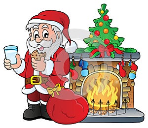 Santa Claus breakfast theme 3