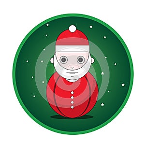 Santa Claus button