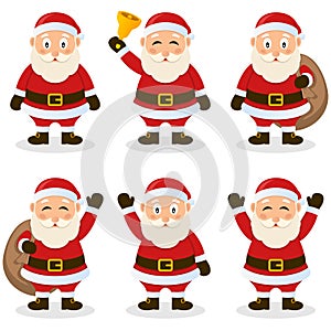 Santa Claus Cartoon Christmas Set