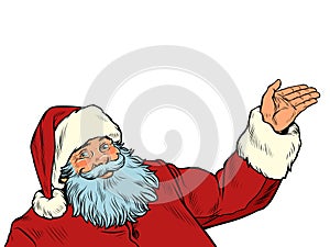 Santa Claus character isolate on a white background