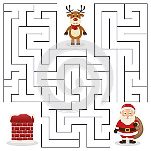 Santa Claus & Chimney Maze for Kids photo