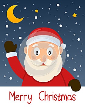 Santa Claus Christmas Greeting Card