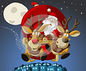 Santa-Claus on Christmas time photo