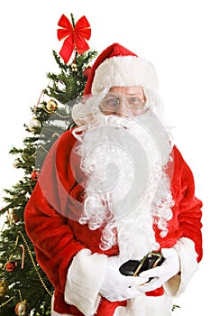 Santa Claus with Christmas Tree