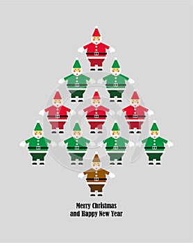 Santa Claus Christmas Tree