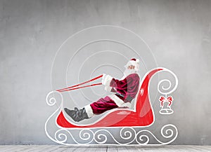 Santa Claus Christmas Xmas Holiday Concept