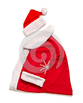 Santa Claus clothes. To celebrate the New Year.