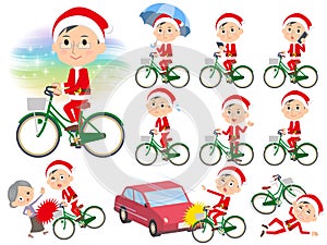 Santa Claus Costume dad_city bicycle