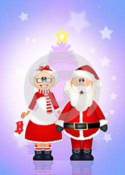 Santa Claus coupled