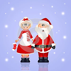 Santa Claus coupled