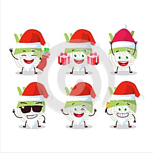 Santa Claus emoticons with fenel cartoon character