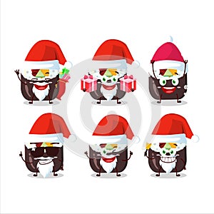 Santa Claus emoticons with futomaki cartoon character