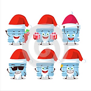 Santa Claus emoticons with gallon cartoon character