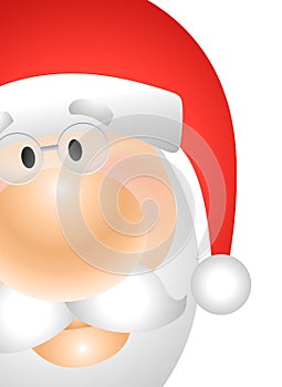 Santa Claus Face Close Up