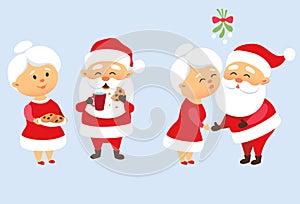 Santa Claus family