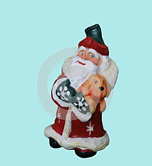Santa Claus . Figurine for the new year.
