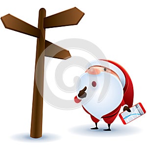 Santa Claus finding location