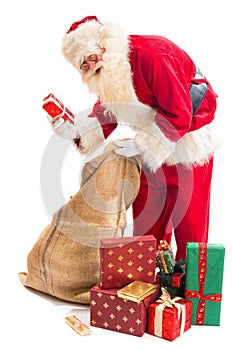 Santa Claus found his gift photo