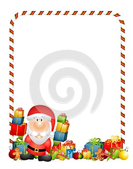 Santa Claus Gifts Border